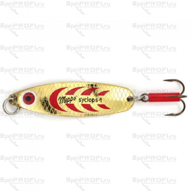 Блесна MEPPS SYCLOPS GOLD/RED 1