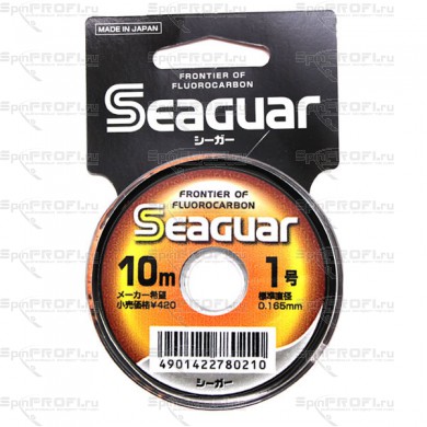 Флюорокарбон Kureha SEAGUAR 10m 0,165 #1