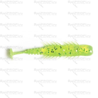 Lucky john BUGSY SHAD 2.8" 7.20/071 Lime Chartreuse виброхвост (съедобный)