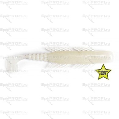 Lucky john BUGSY SHAD 3.9" 9.90/033-Ocean-Pearl виброхвост (съедобный)