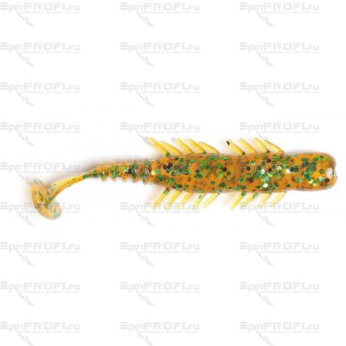Lucky john BUGSY SHAD 3.9" 9.90/PA19 Osaka Pumpkin виброхвост (съедобный)
