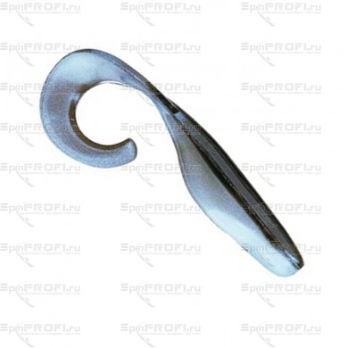 Мягк. приманка Bass Assassin CURLY Shads 4''/10cm Black Shad 10шт