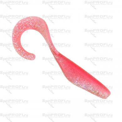 Мягк. приманка Bass Assassin CURLY Shads 4''/10cm Pink Diamond 10шт