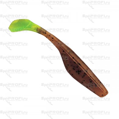 Мягк. приманка Bass Assassin Sea Shads 4''/10cm Pumpkin Seed / Chartreuse Tail 10шт
