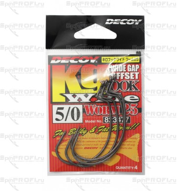 Офсетный крючок Decoy Worm 25 №5/0 (4шт.)
