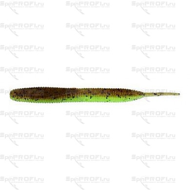 Силиконовая приманка Keitech Sexy Impact 2.8" Green Pumpkin/Chartreuse #401 (12шт)