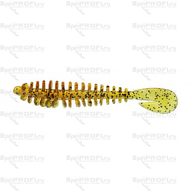 Силиконовая приманка REINS ROCKVIBE GRUB 4" 429-Motor Oil Pepper (8 шт)