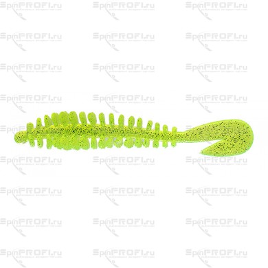 Силиконовая приманка REINS ROCKVIBE GRUB 4" 431-Chart Silver Glitter (8 шт)