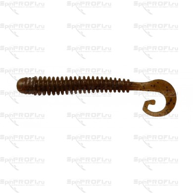 Силиконовый червь REINS G-TAIL SATURN 2.5" 002-Green Pumpkin (20 шт)