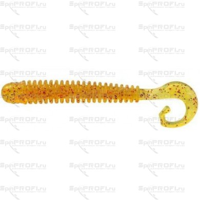 Силиконовый червь REINS G-TAIL SATURN 3.5" 566-Motor Oil Red (12 шт)
