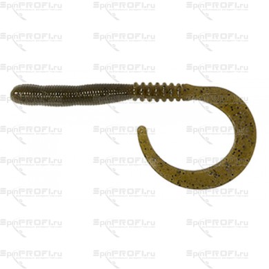 Твистер REINS Curly Curly 4" 002-Green Pumpkin (15 шт)