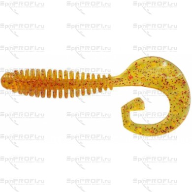Твистер REINS G-TAIL GRUB 3" 566-Motor Oil Red (12 шт)