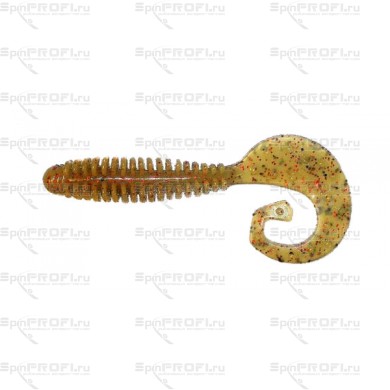 Твистер REINS G-TAIL GRUB 3" B09-Smoke Mustard (12 шт)