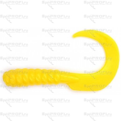 Твистер YUM WALLEYE GRUB 3" lemon (упак. 15шт) 339