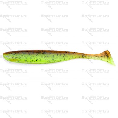 Виброхвост Keitech Easy Shiner 2" Green Pumpkin/Chartreuse #401 (12шт)