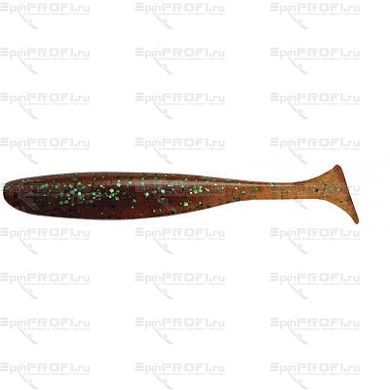 Виброхвост Keitech Easy Shiner 3" Peach Green FLK EA#02 (10шт)