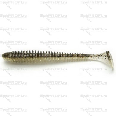 Виброхвост Keitech Swing Impact 4" Gold Flash Minnow #417 (8шт)