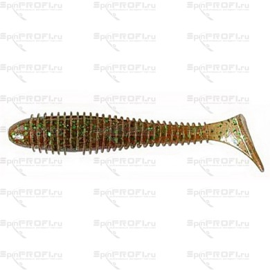 Виброхвост Keitech Swing Impact FAT 2.8" Peach Green FLK EA#02 (8шт)