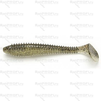 Виброхвост Keitech Swing Impact FAT 3.8" Gold Flash Minnow #417 (6шт)