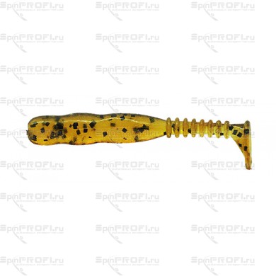 Виброхвост REINS ROCKVIBE SHAD 2" 429-Motor Oil Pepper (20 шт)