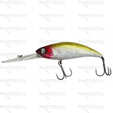 Воблер PONTOON 21 DeepRey 105F DR #A15 Gold Back Red Head