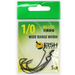 Крючок офсетный Fish Season WIDE RANGE WORM BS-2315-1/0