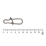 Застежка "Duolock" AXIS #00 тест 9кг (10 шт.)