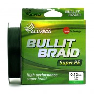 Плетеный шнур Allvega BULLIT BRAID Dark Green 135м 0,12мм