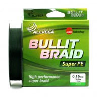 Плетеный шнур Allvega BULLIT BRAID Dark Green 135м 0,16мм