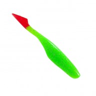 Мягк. приманка Bass Assassin Sea Shads 4''/10cm Charteuse Silver Glitter/Red Tail 10шт