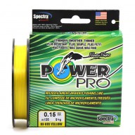 Плетеный шнур Power Pro Hi-Vis Yellow 135м 0.15мм