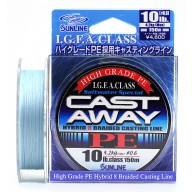 Плетеный шнур Sunline CAST AWAY PE 150м #0.6/0.128мм 10LB/4.5кг