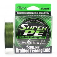 Плетеный шнур Sunline Super PE Dark Green 150м 6lb #0.6