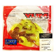 Твистер YUM WALLEYE GRUB 3" buttercotch chartreuse (упак. 15шт) 3109