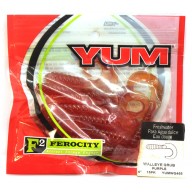 Твистер YUM WALLEYE GRUB 4" purple (упак. 15шт) 455