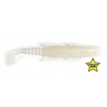 Lucky john BUGSY SHAD 3.9" 9.90/033-Ocean-Pearl виброхвост (съедобный)