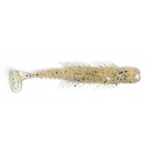 Lucky john BUGSY SHAD 3.9" 9.90/CA35 Silver Prawn виброхвост (съедобный)