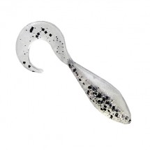 Мягк. приманка Bass Assassin CURLY Shads 2''/5cm Salt & Pepper Silver Phantom 10шт