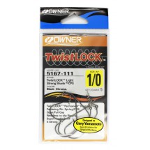 Офсетный крючок OWNER Twistlock 5167 1/0 с креплением для приманки