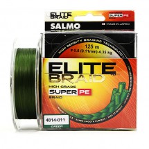Плетеная леска шнур Salmo Elite BRAID Green 125 0,11мм