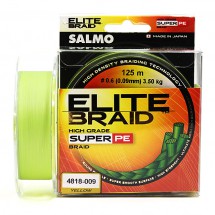 Плетеная леска шнур Salmo Elite BRAID Yellow 125 0,09мм