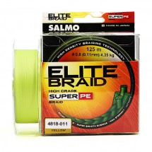 Плетеная леска шнур Salmo Elite BRAID Yellow 125 0,11мм