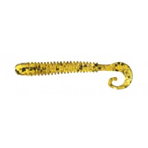 Силиконовый червь REINS G-TAIL SATURN MICRO 2" 429-Motor Oil Pepper (20 шт)