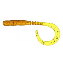 Твистер REINS Curly Curly 4" 430-Motor Oil Gold FLK (15 шт)