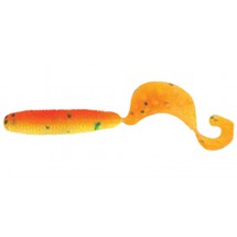 Твистер REINS FAT G TAIL GRUB 3" 308-Marble Chart Orange (12 шт)