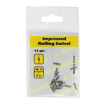 Вертлюг S.V-FISHING Impressed Rollig Swivel №12 (15 шт.)