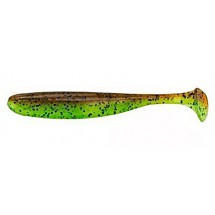 Виброхвост Keitech Easy Shiner 4" Green Pumpkin Chartreuse #401 (7шт)