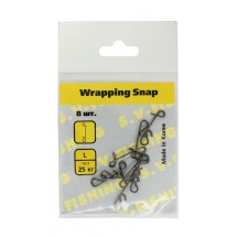 Застежка для безузлового соединения S.V-FISHING Wrapping Snap №L (8шт.)