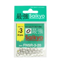 Заводное кольцо SAIKYO FNSR-3-20 #3 тест 20кг (20шт.)