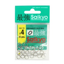 Заводное кольцо SAIKYO FNSR-4-20 #4 тест 28кг (20шт.)